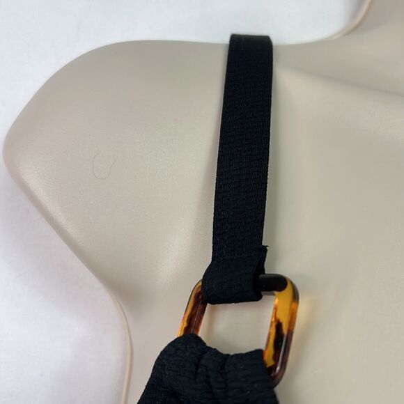 Cupshe Black Bikini top size Medium NWT - Picture 5 of 11